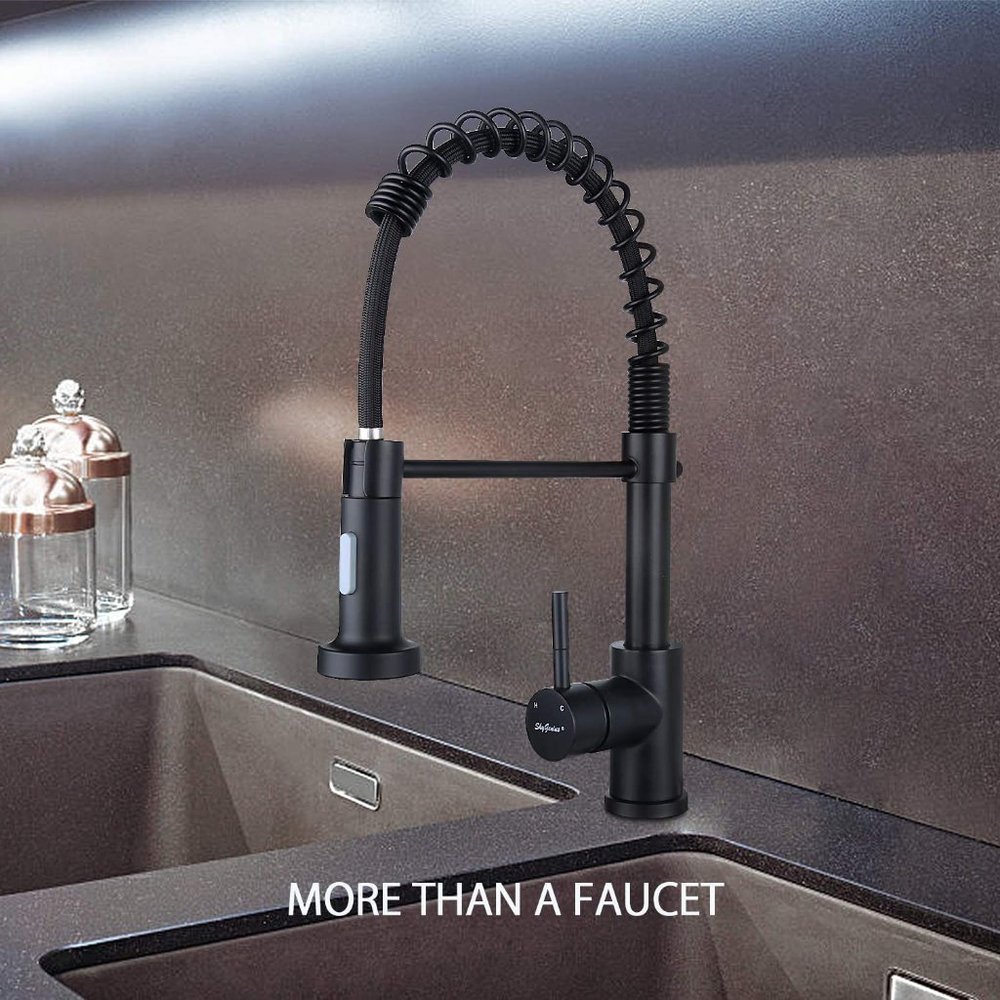 Single Handle Pull Down Spring Kitchen Faucet